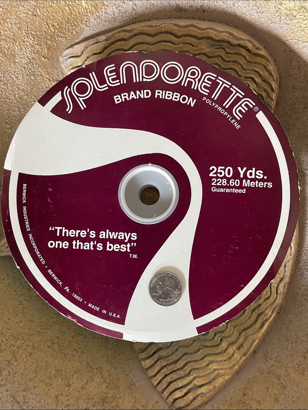 Splendorette Brand Ribbon 250 Yds Green